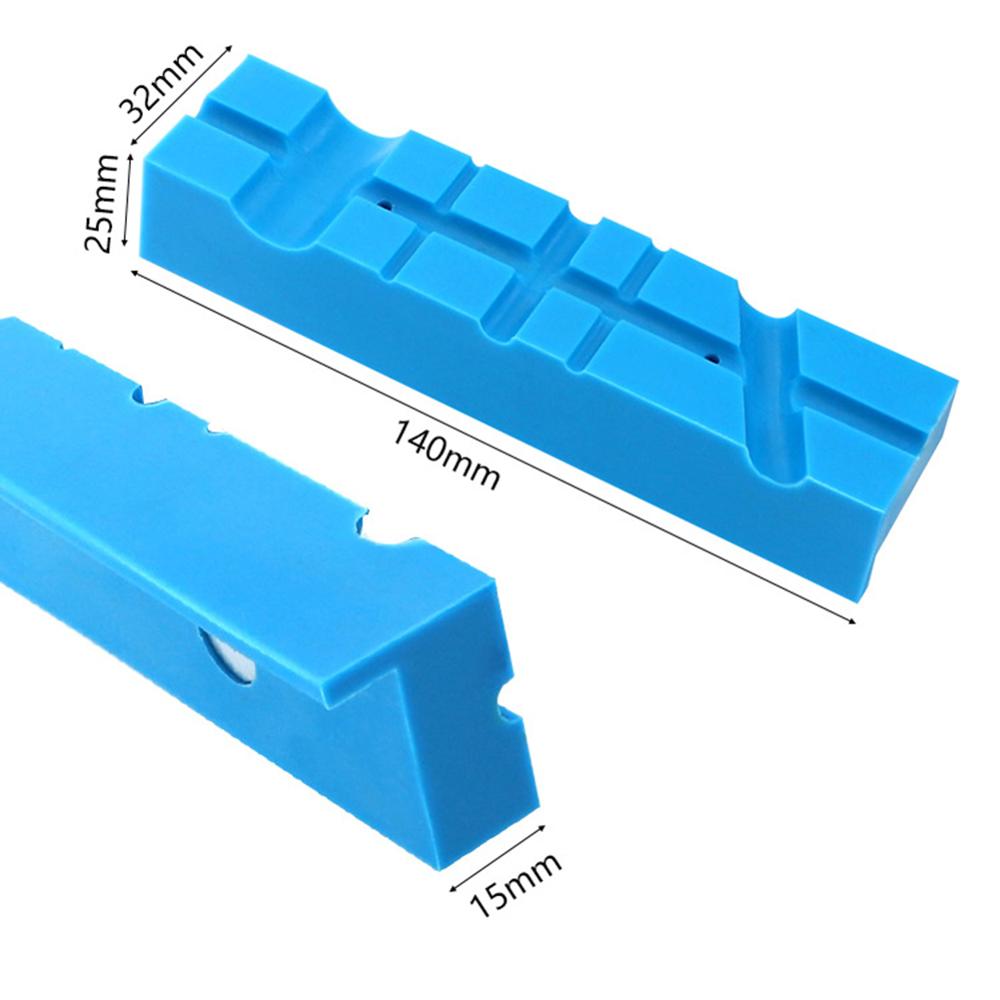 2 st magnetisk bänk skruvstycke käftdyna flerspår fräs skruvstäd hållare grepp kraftiga för fräs för borrmaskin