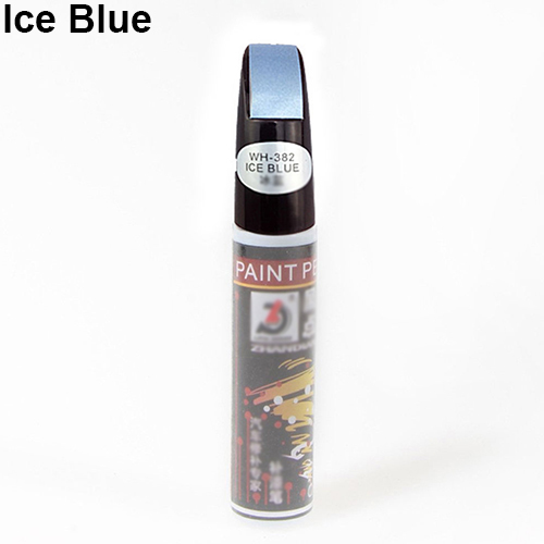 Universal Car Color Paint Repair Scratch Remover Colorful Paint Pen Touch Up Remover Applicator Tools Automobiles Paint Care: Ice Blue