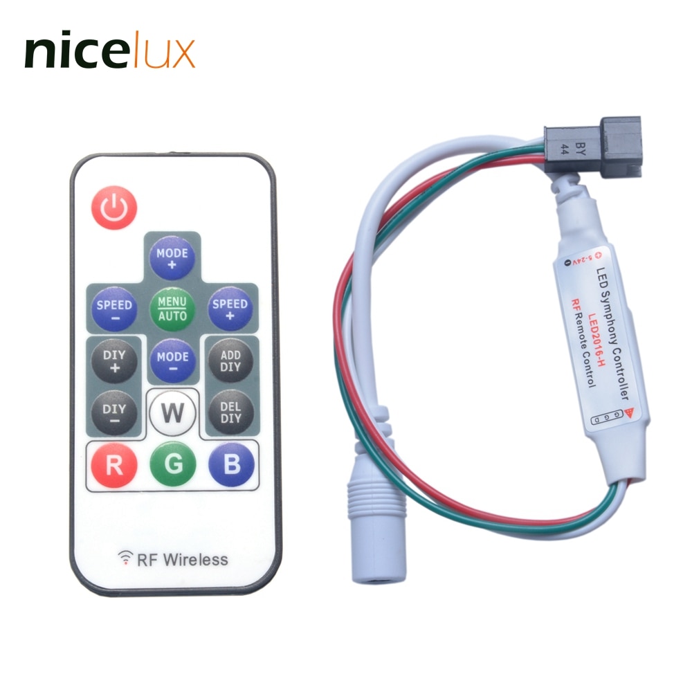 DC Verbinden Kabel für 3 Pin WS2812 Digitale Licht LED Pixel Streifen mit RGB RF Remote DIY Controller WS2812B Control JST Stecker