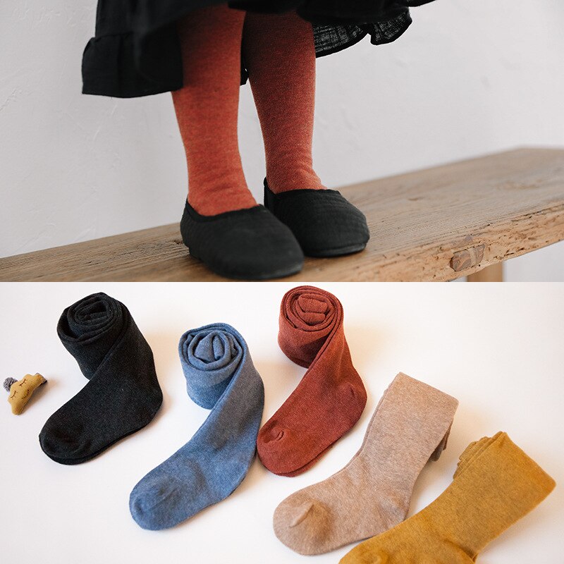 Japan Korean Toddler Kids Tights For Baby Girls Cotton Tights Kids Baby Stockings Pantyhose Girl Collant Ballet
