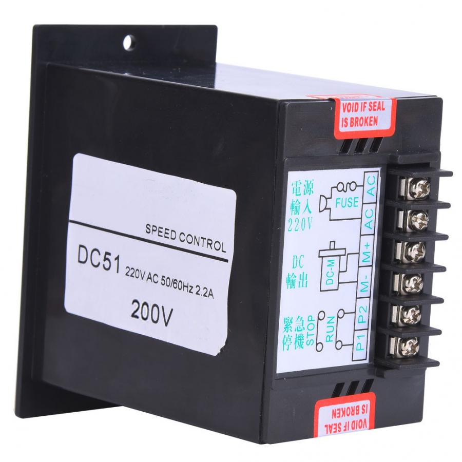 AC 220V 120W Motor Speed Controller Forward Backward Pinpoint Speed Regulator Permanent Magnet DC Motor Governor
