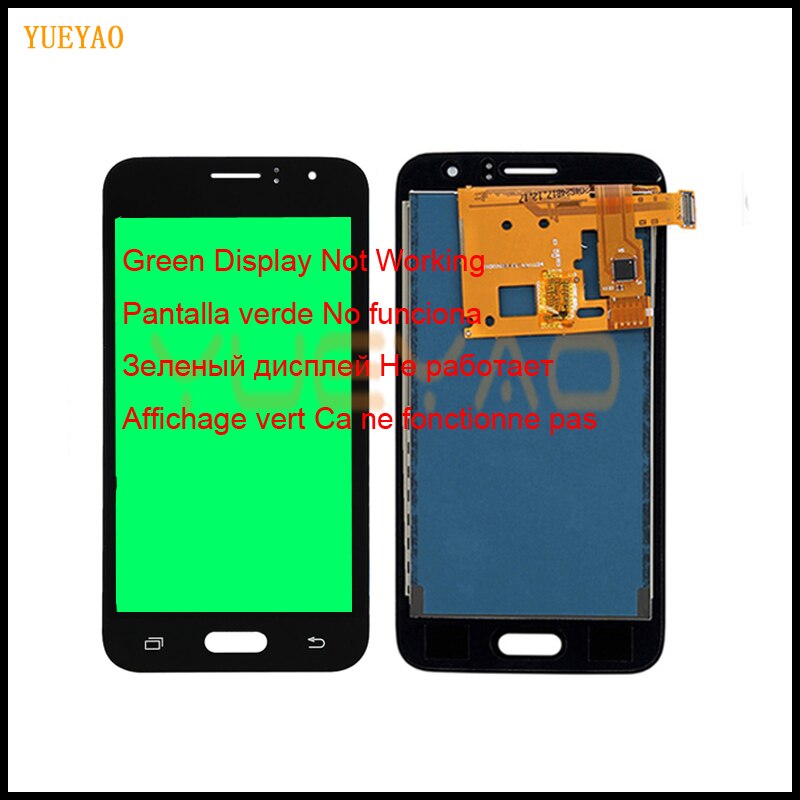 Adjust Brightness LCD For Samsung Galaxy J1 J120 J120F J120M J120H J120FN LCD Display Touch Screen Digitizer Assembly: BrokenLCD