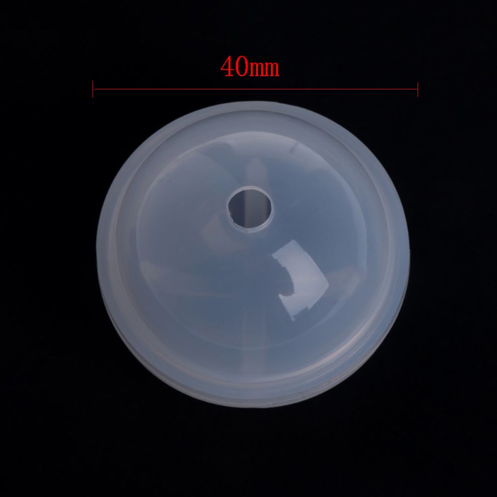 Moule en silicone pour boule de sphère bricolage, artisanat en résine, décoration de moule exécutif, 5 Tan, 20mm, 30mm, 40mm, 50mm, 60mm: kaki foncé