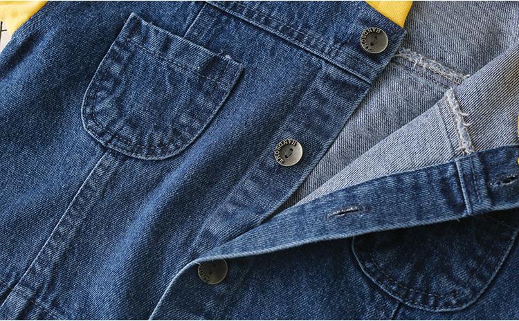 Baby autum denim jackets 1-4year infants clothes cotton hoodies coats for boys and girls little children jackets