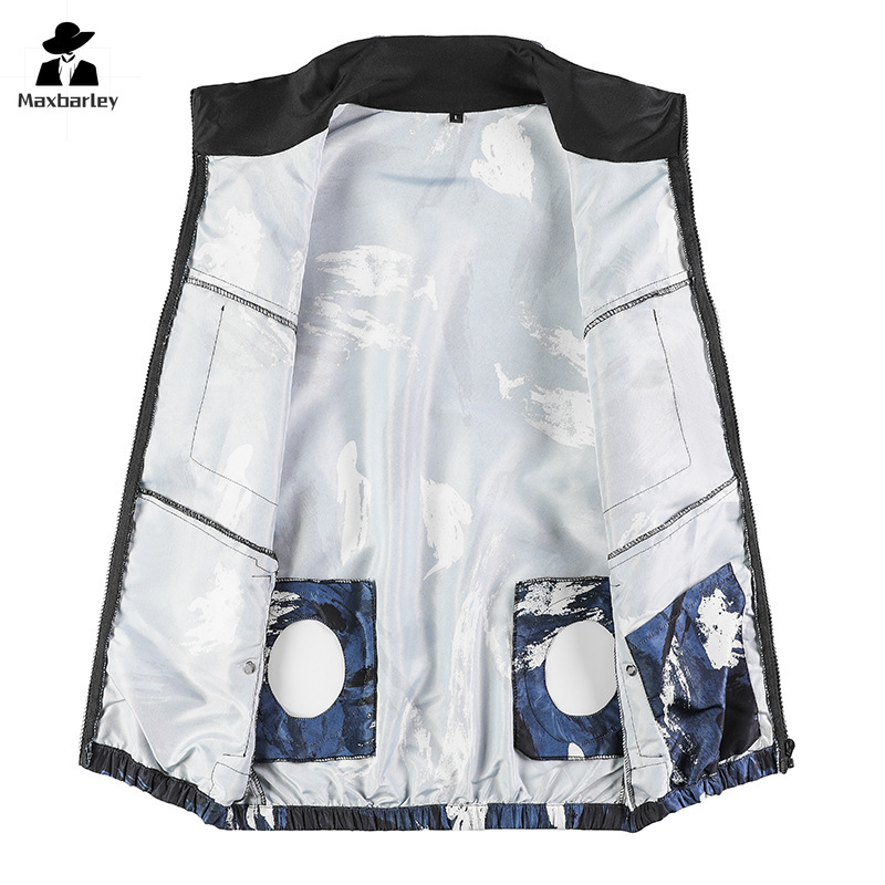 Koelvest met Ventilator - Oplaadbare Airconditioning Kleding voor Hoge Temperaturen Werk, Vissen, Camping
