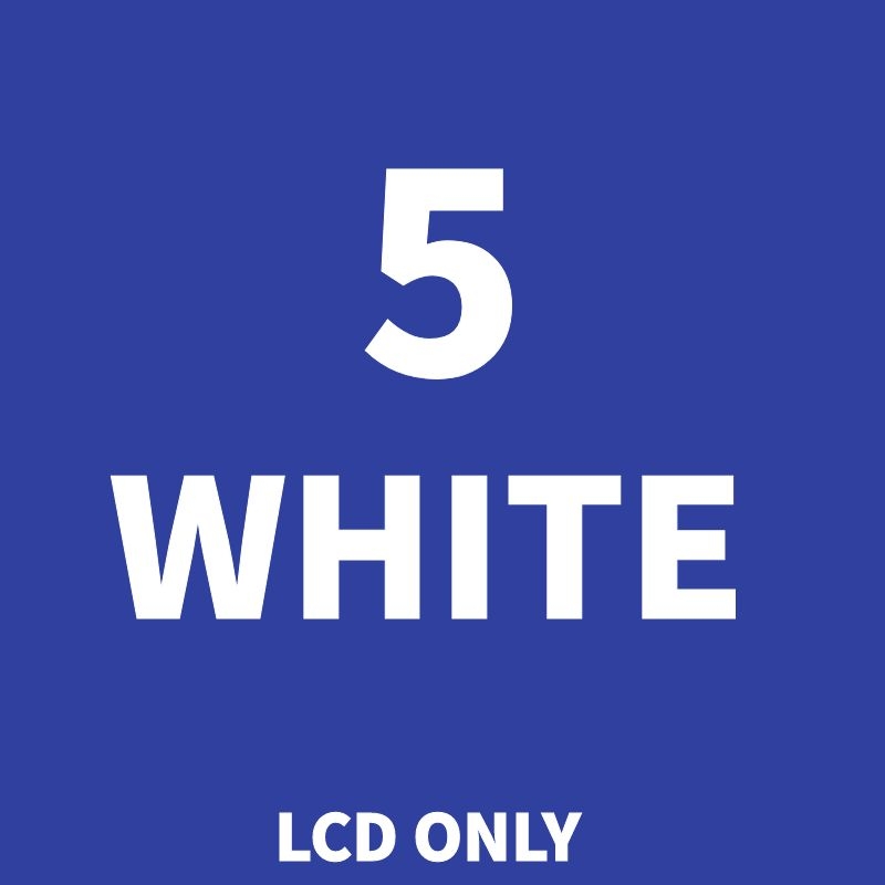 Pantalla LCD para iPhone 5, 5S, 5C, SE , montaje de digitalizador táctil, cristal frontal, color blanco y negro, AAA: Negro