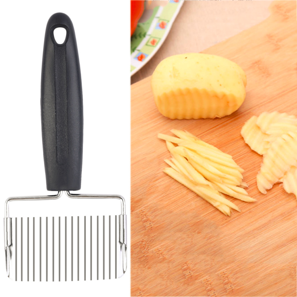 Cooking Accesor Portable Potato Wavy Slicer Kitchen Dough Knives Vegetable Fruit Cutter Cooking Accessories Tools Kitchen Gadget