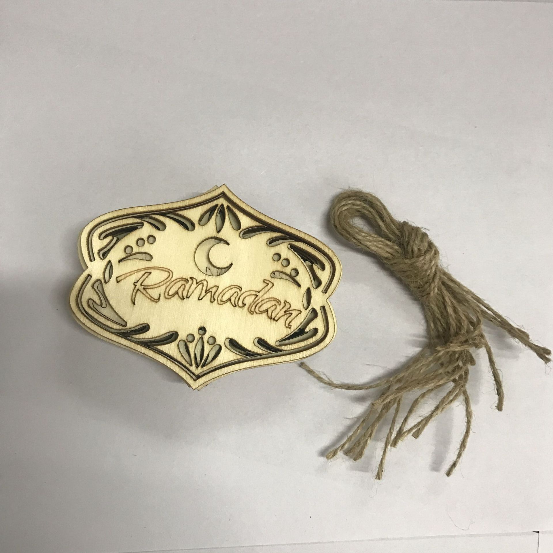 Ramadan Eid Mubarak Wood Craft Moon Wooden Plaque ... – Grandado