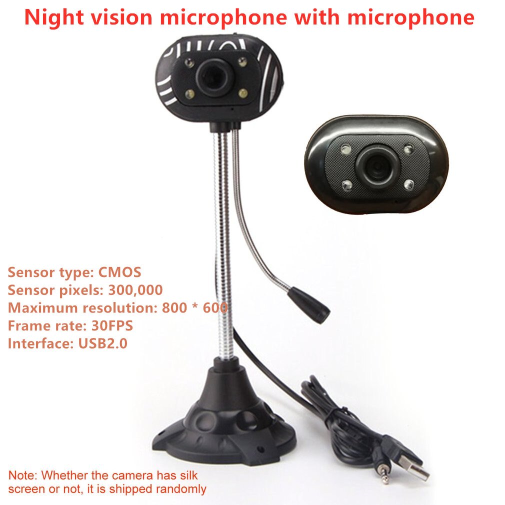 1080P Webcam USB2.0 Computer Netwerk Live Camera Netwerk Camera Gratis Drive Usb Cam Hd Camera Met Microfoon Web Camera voor Computer: Black