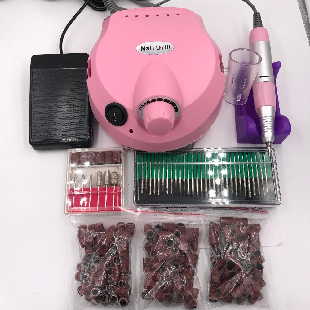 30000 RPM Pro Electric Nail Art Boor File Bits Machine Manicure Kit Professionele Salon Thuis Nail Gereedschap set