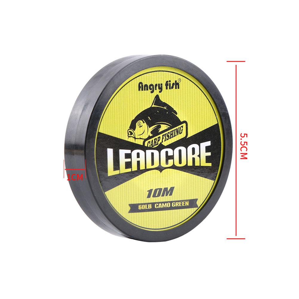 Lead Core Carp Fishing Line 10 Meters for Carp Rig Making Sinking Braided Line Braided Lead Core Carp Leader Line