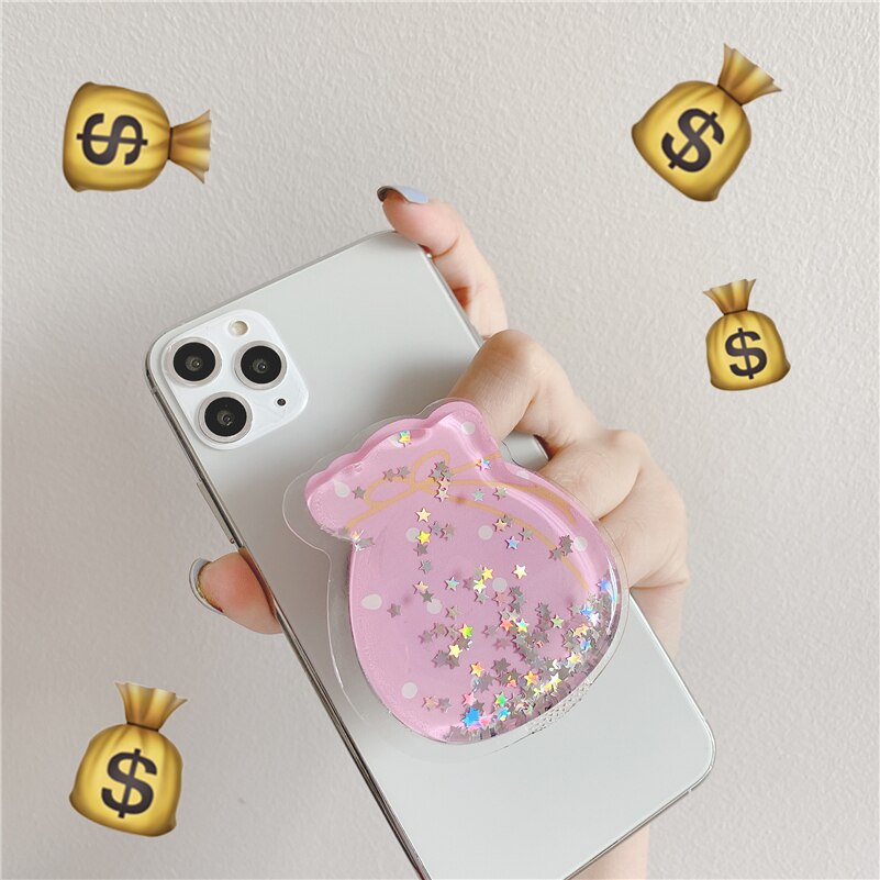 Nuovo anno di Supporto Del Telefono per il Telefono Mobile Universale Espansione Del Basamento di Barretta Holder Cute Cartoon Pieghevole Staffa per il iPhone Huawei: 8