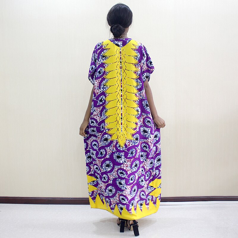 Neue Afrikanische kleidung Tranditional Lange verlieren Kleid Jahrgang Dashiki Kaftan ethnische afrikanische kleider für frauen mit schal