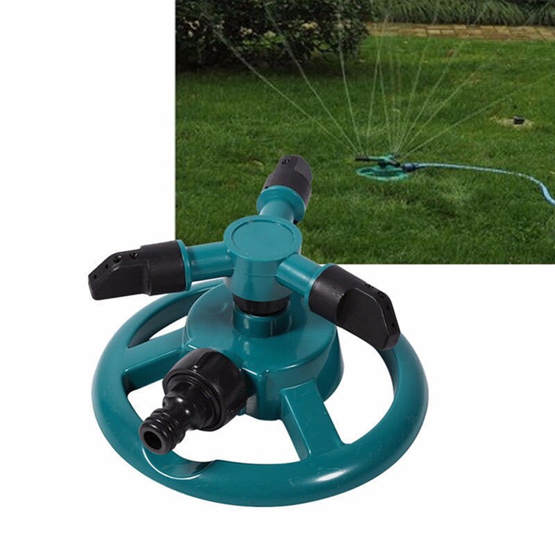 3 Nozzles Drie Arm Tuin Pijp Slang Automatisch Sproeisysteem Gras Gazon 360 Graden Cirkel Roterende Water Sprinkler Tuin Sprinklers