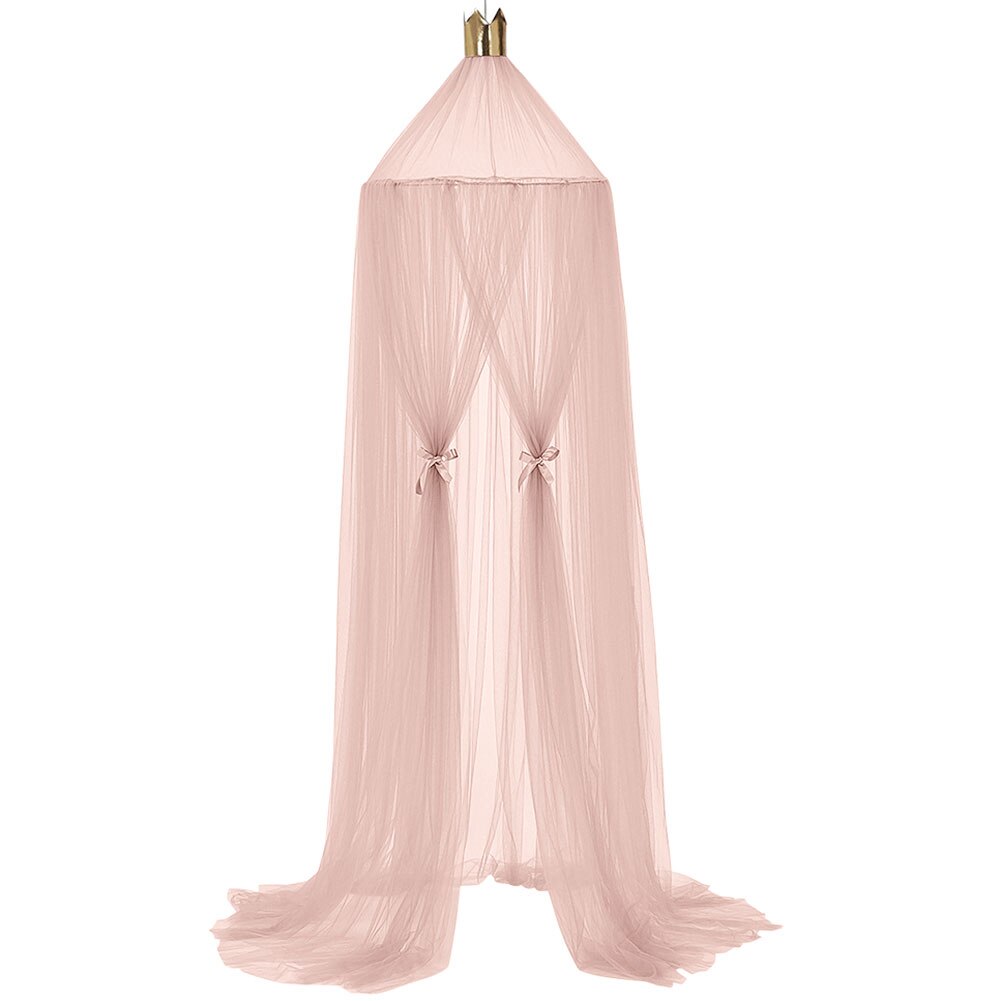 nordico Del Capretto Del bambino di Letto A Baldacchino corona Rotonda cupola Appeso Zanzara Tenda Netto Camera arredamento: Colore rosa