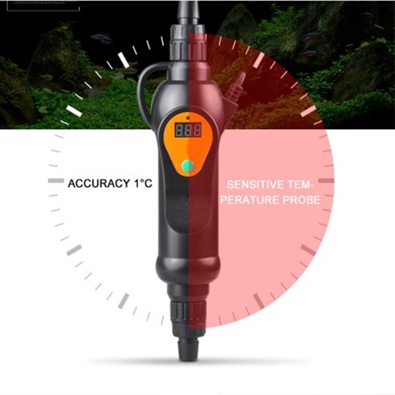 Sunsun akvarium digital display automatisk temperatur temperatur akvarium värmare explosionssäker akvarium värme stång eh värmare
