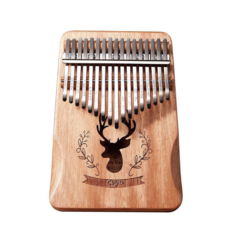 Mbira Hout Kalimba Muziekinstrument Herten Muziekinstrument 17 Toetsen Kalimba Acacia Wood Thumb Piano: E