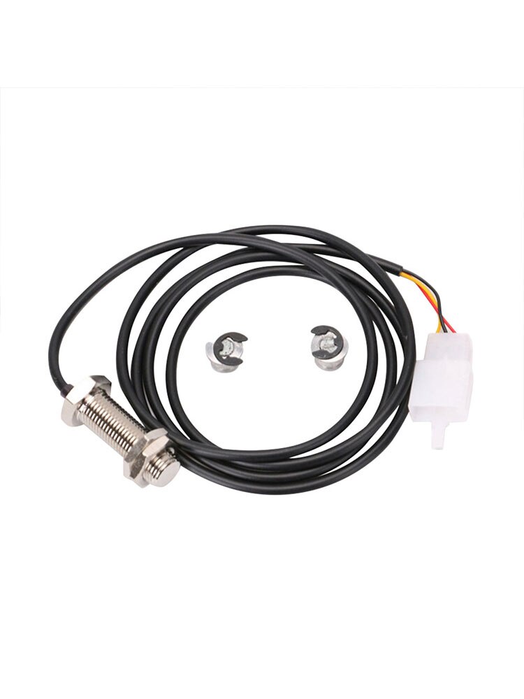 Motorcycle Speedometer Replacement Kit Durable Digital Magnetic Odometer Sensor Cable