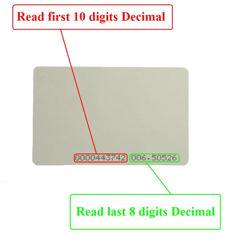 RFID Reader for Access Control 125KHz Black USB Proximity Sensor Smart rfid id Card Reader + EM4100 card Optional