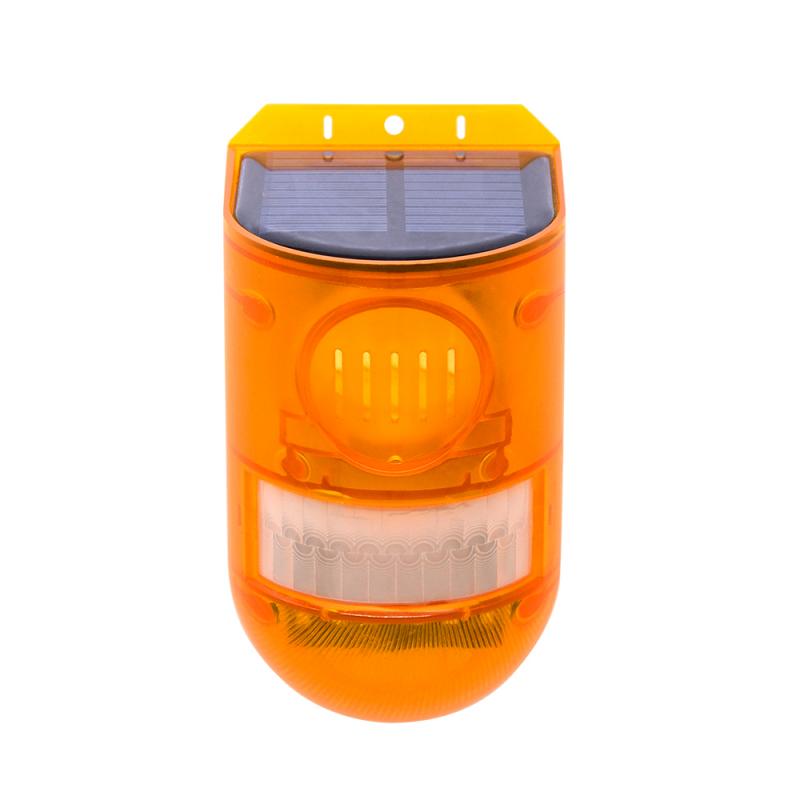 Solar Alarm Light For Outdoor Garage Garden Security Smart Wireless IP65 Motion Sensor Warning Lamp Home Security Accessories: Default Title