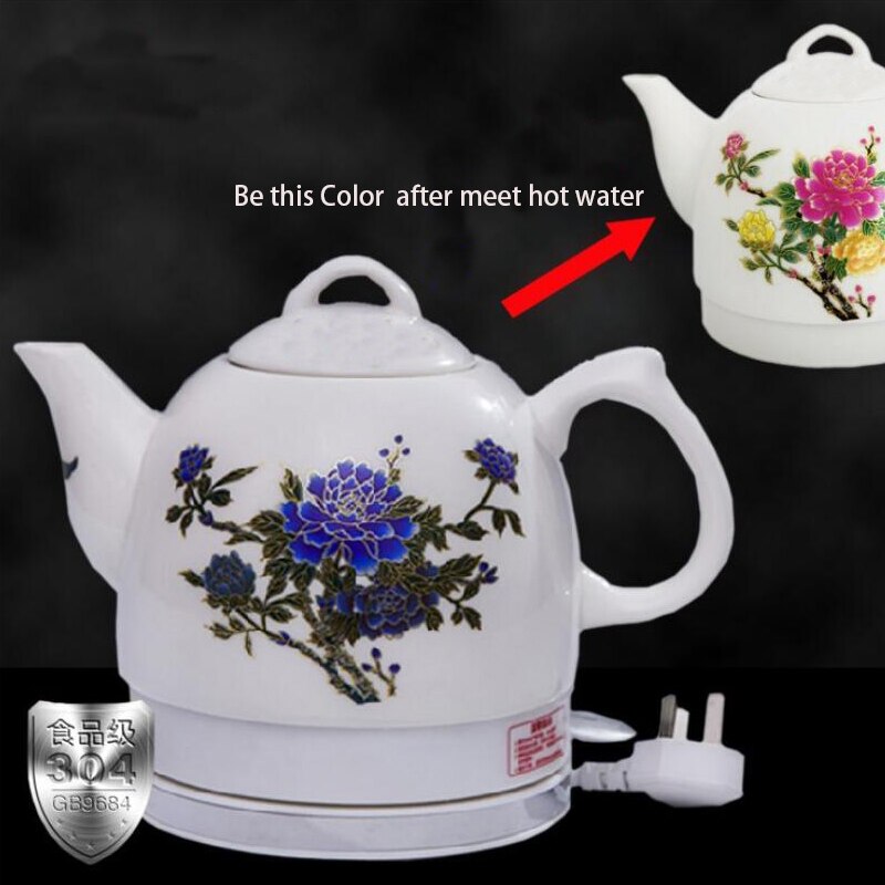 Czajnik elektryczny szybko wrzący elektryczny dzbanek ceramiczny samowar kuchnia czajnik wodny izolacja czajnik ze stali nierdzewnej teakettle