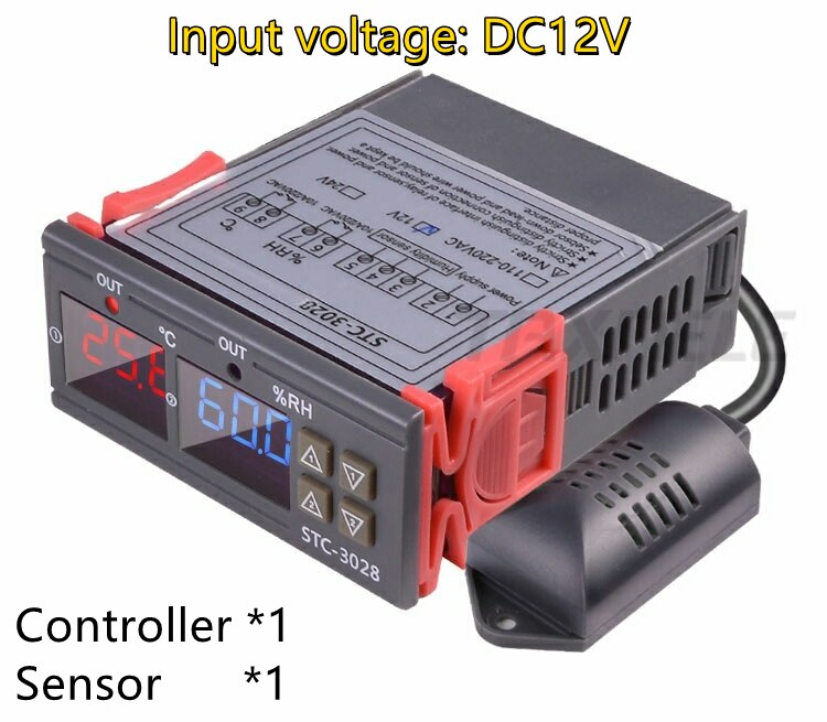 Dual Digital Thermostat Temperature Humidity Contr... – Vicedeal