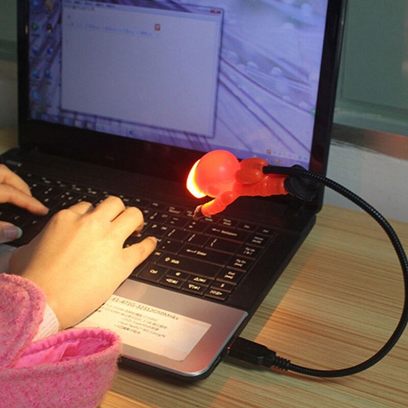 Astronaute plongeur LED veilleuse mignon lampe USB Protection des yeux clavier Lampara exotique Led Portable lumières enfants
