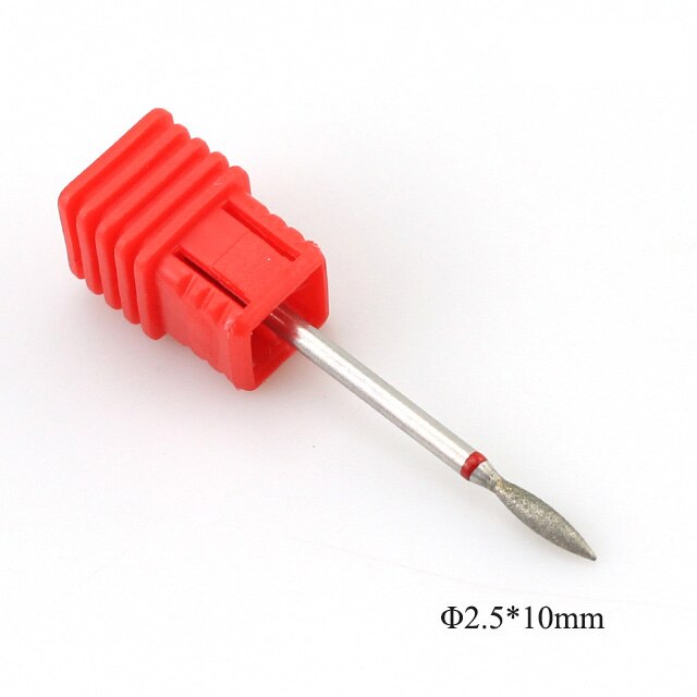 1 stücke Weiß Rosa Keramik Nagel Bohrer Fräsen Cutter für Manikübetreffend Elektrische Bohrer Zubehör Dreh Grat Manikübetreffend Bits Mühlen Werkzeug: Profi
