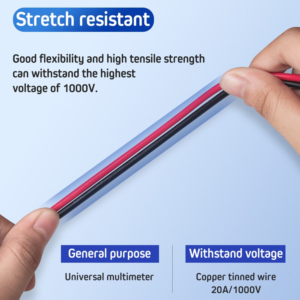 Universal Digital Multimeter Multi Meter Test Lead Probe Wire Pen Cable 20A Multimeter Test Leads Multimeter Probe