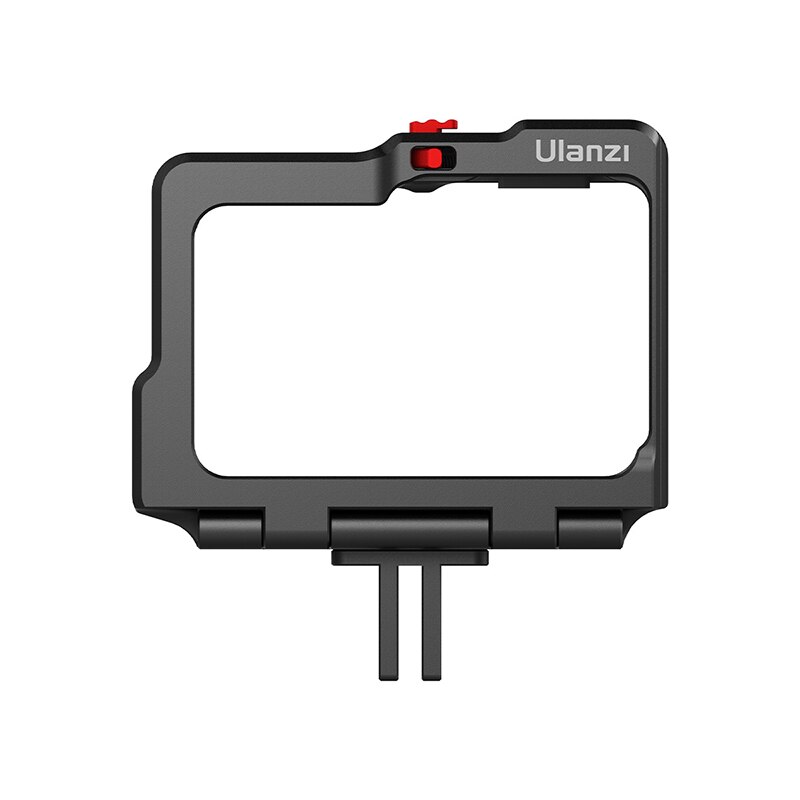 Ulanzi, jaula de Metal para Insta360 One R con zapata fría para micrófono de luz LED, funda Vlog, insta 360, jaula one r