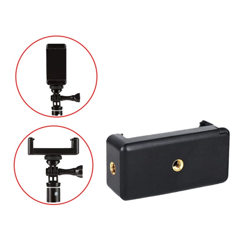 Accessoires de caméra Portable caméra de poche Mini trépied de table avec support de téléphone pour Sony Samsung téléphone Portable téléphone intelligent (Bla
