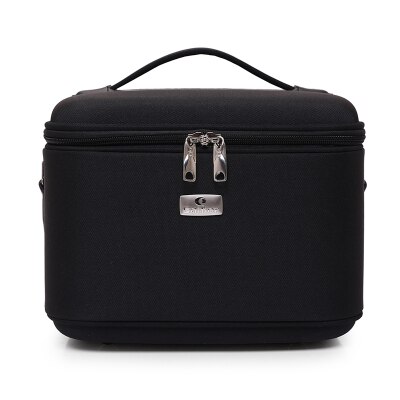 Travel Cosmetic Bag for Women Makeup Waterproof Makeup Bag Large Capacity Storage case Suitcases: Black Small