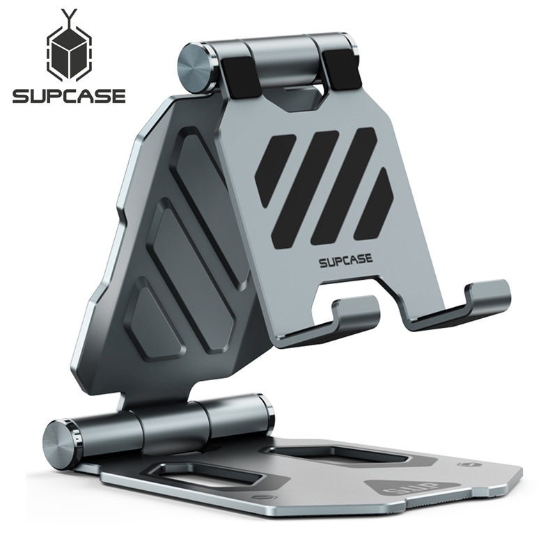 SUPCASE Aluminum Tablet Stand Mobile Phone Desk Stand Holder Universal Folding Adjustable Mount Holder For Phone iPad 4-8" inch