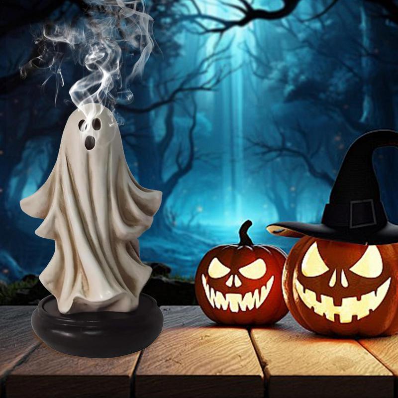 Halloween Ghost Scents Burner Ghost Incense Burner Holder Stove Resin Material Aromatherapy Stove Not Easy to Break