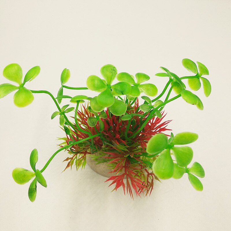 Aquariumplanten watergras aquariumdecoratie kunstmatig plastic mooie bloemendeur
