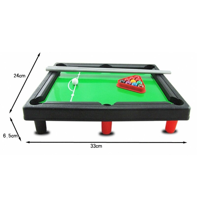 Kids Biljart Speelgoed Lichtgewicht Mini Tafelblad Pooltafel Set Snooker Game Desktop voor Kind jongen Geschikt voor Outdoor Indoor