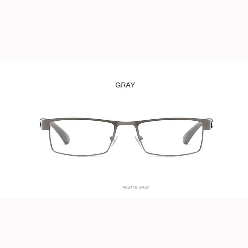 Mannen Titanium Legering Glazen Asferische 12-Layer Coated Lens Leesbril + 1.0 + 1.5 + 2.0 + 2.5 + 3.0 + 3.5 + 4.