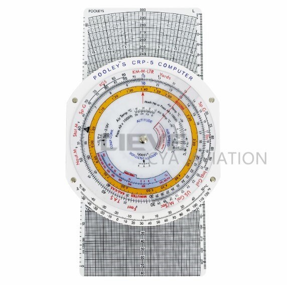 Crp -5 metall skjutlina flyginstrument flygträningsutrustning internationell pilot regelmätare verktyg