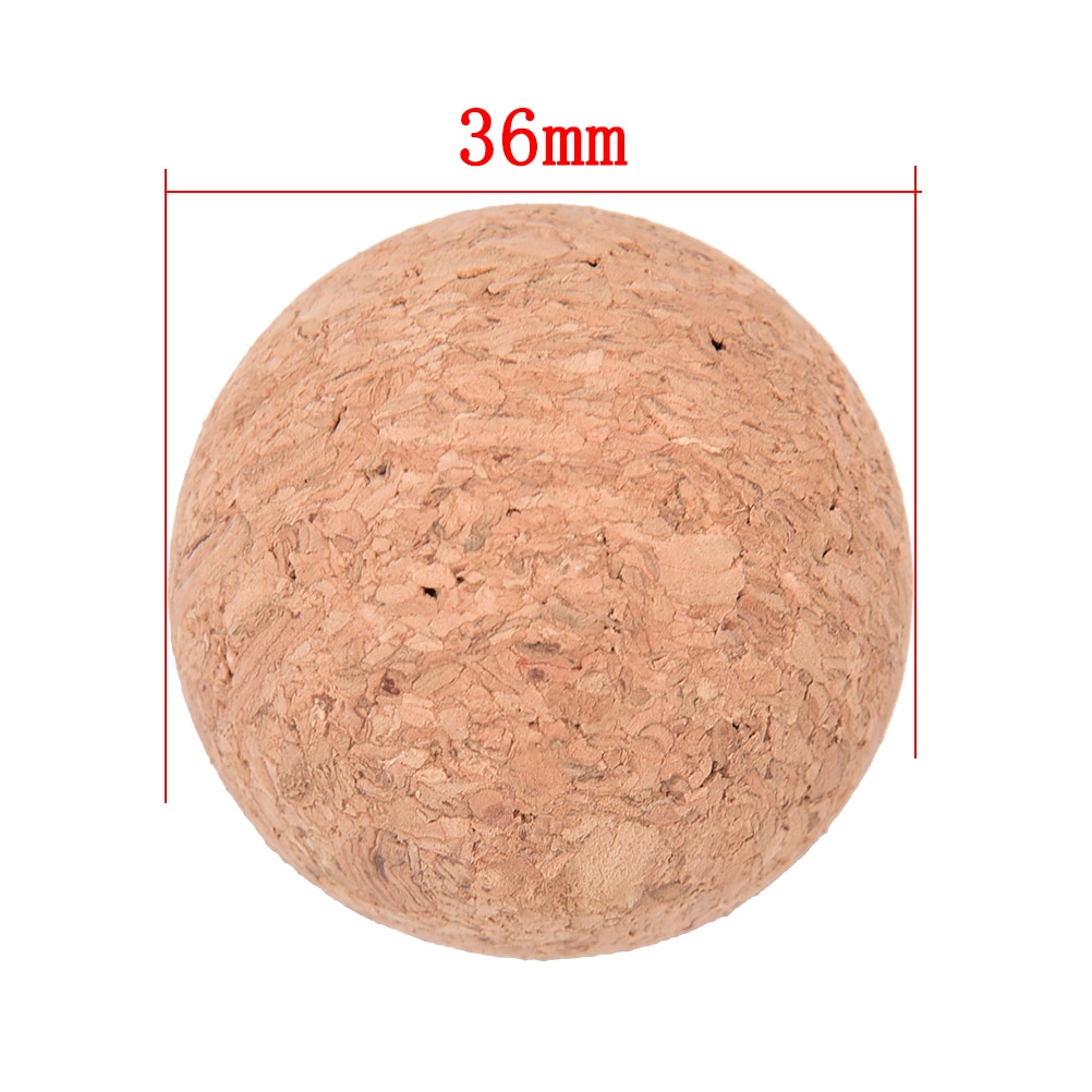 1pcs 36mm 1.42" cork solid wood wooden Foosball table soccer table ball football balls baby foot fussball