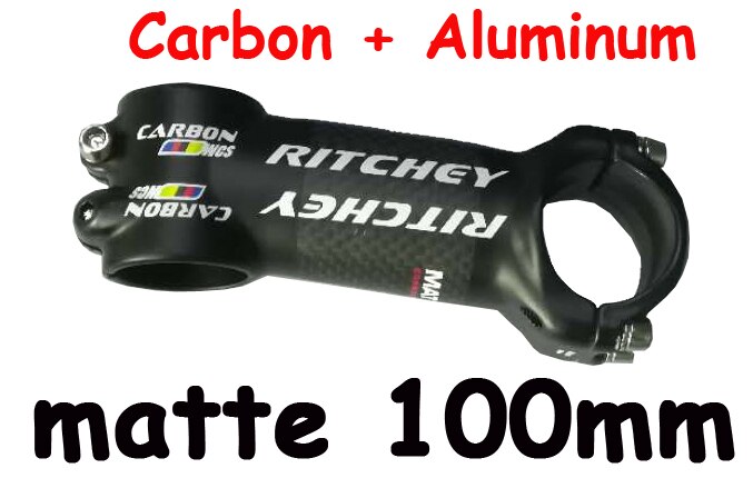 Carbon cykel frempind letvægts aluminium carbon fiber stigerør stang frempind landevej cykel frempind mtb styr frempinde 28.6-31.8mm freeshiping