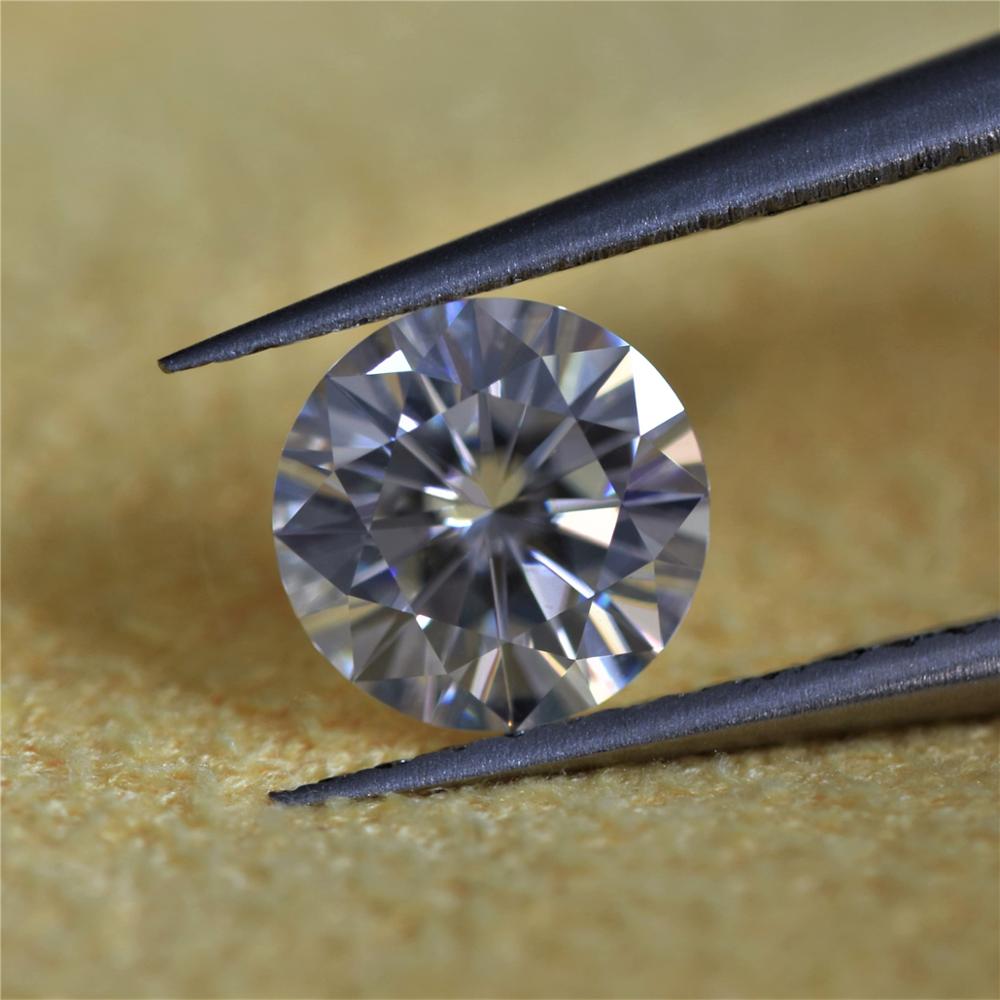 5,0mm round brilliant cut lose moissanite stein mit EF weiß farbe VVS klarheit