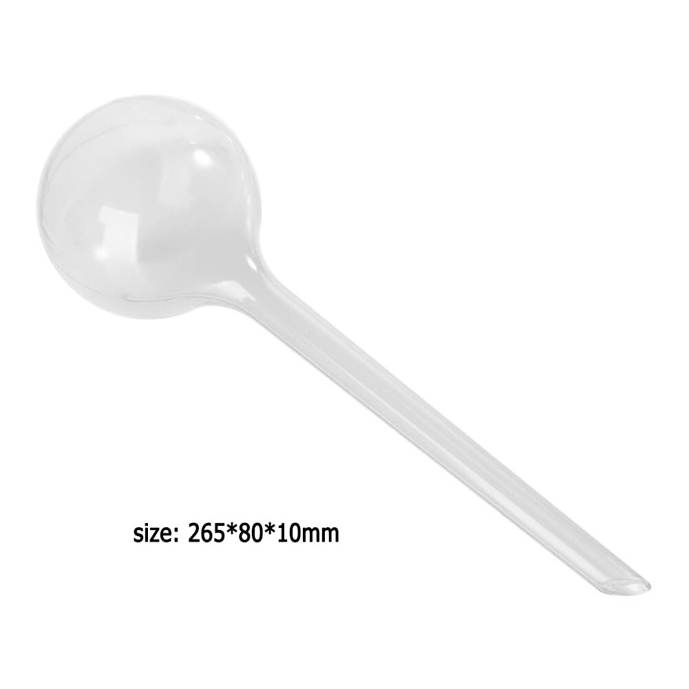 5040A Automatic Drip Irrigation Imitation Glass Ball Watering Device Spherical Flower Plant Pot Bonsai Water Dropper For Garden: 265x8mm White