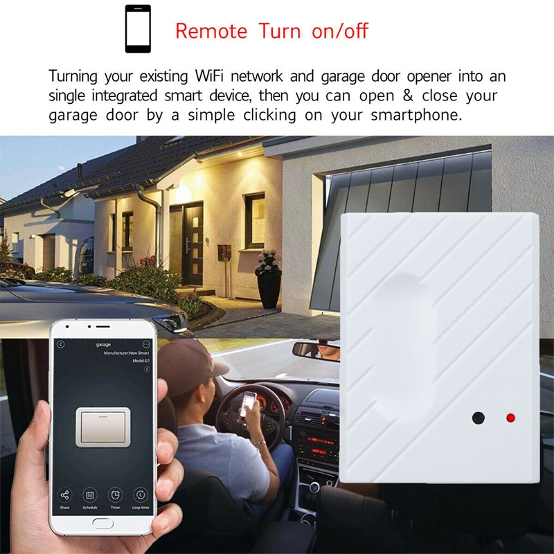 Wifi smart switch auto garagentoröffner fernbedienung für ewelink app telefonunterstützung alexa google home