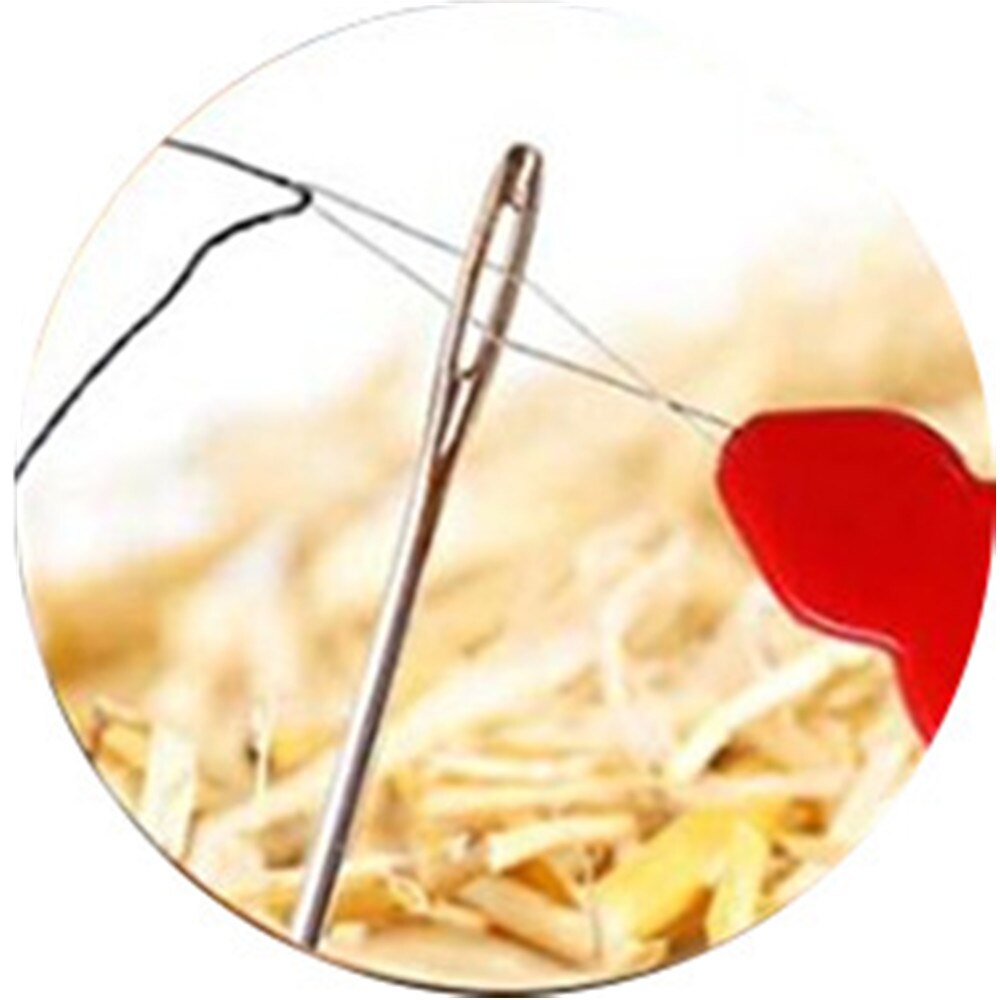 5 stks Plastic Handvat Craft Draad Cutter Tornmesje Stitch Ripper Naald Threader Tool AA7403