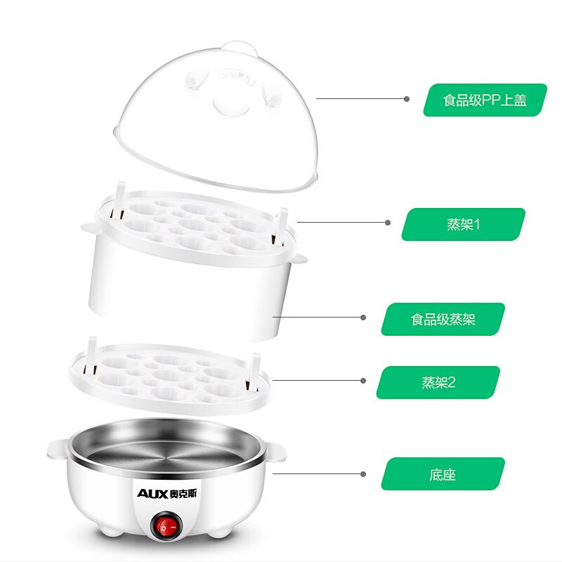 egg dampbåt kan gjøre en avtale timing koking egg mini liten hi automatiske avslåing husholdnings frokostmaskin