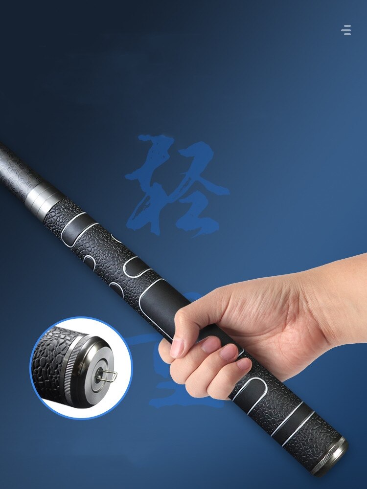 High Carbon Fiber Freshwater Super Hard Fishing Rod Stream3.6m5.4m7.2m Telescopic Hand Pole For Carp