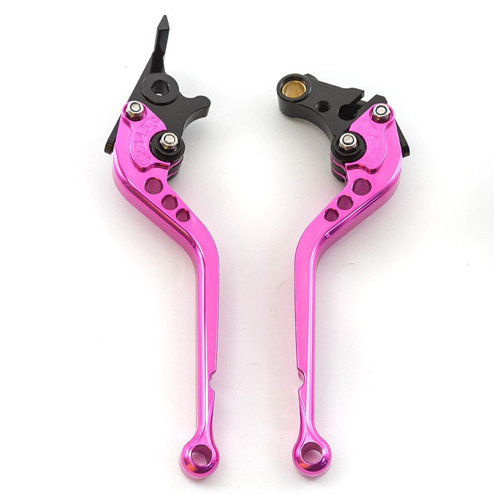 Uit Spanje Motorfiets Rem Koppeling Voor Royal Enfield 350 650 GT650 GT350 Interceptor 650 INT650 Verstelbare Hevels Handgrepen: Long Pink