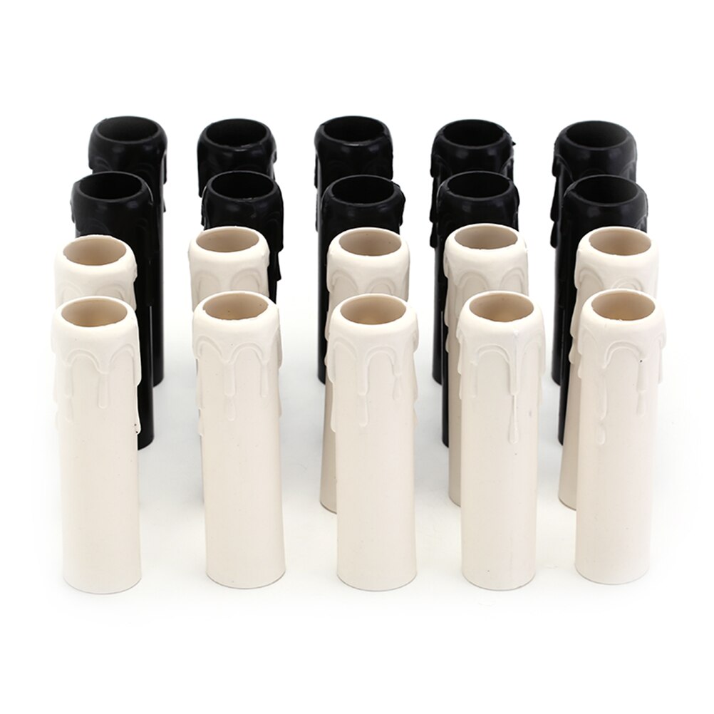 10 Pcs/Lot manchon bougie ampoule Base couverture lustre partie bougie Tube Table lampe Base bougie porte-lampe Tube bougie lampe Base
