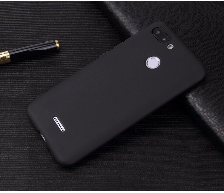 For Xiaomi Redmi 6 6A Case TPU Soft Silicon All inclusive Protector Back Cover Case For Xiaomi Redmi 6A Silicon Case: Redmi 6A / Black