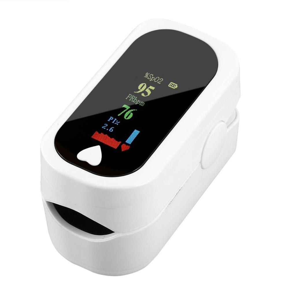 Portable Finger Pulse Oximeter Pulsoximeter Digital Finger Clip Pulse Oximetry Blood Oxygen Heart Rate Monitor Oximetro: Blue